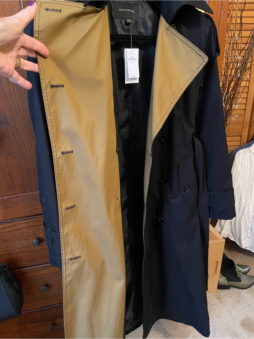 Banana Republic Trench Coat XS